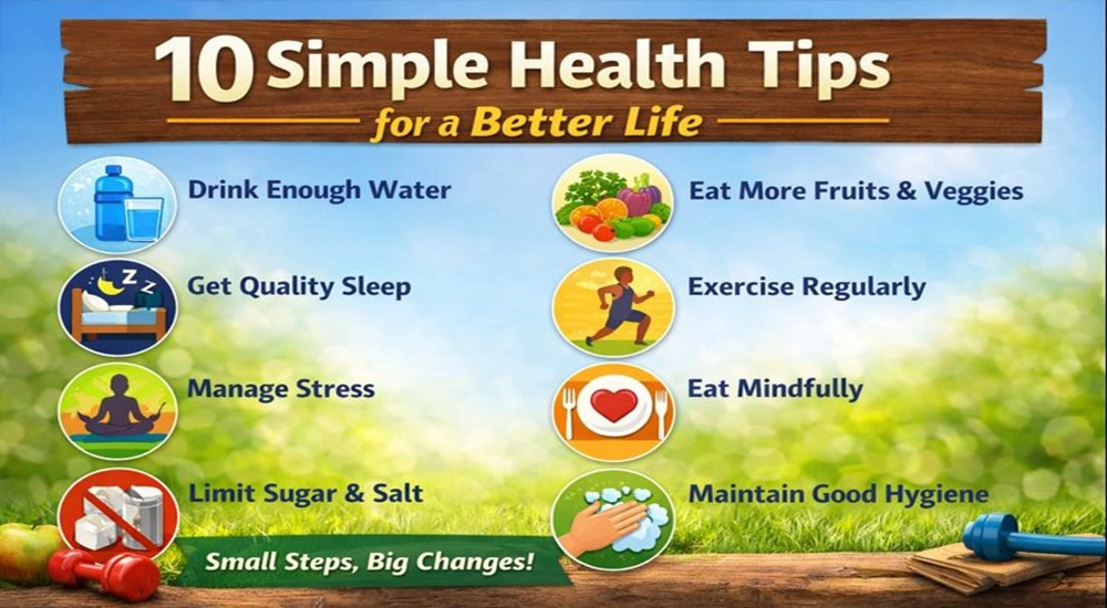 10 Simple Health Tips for a Better Life