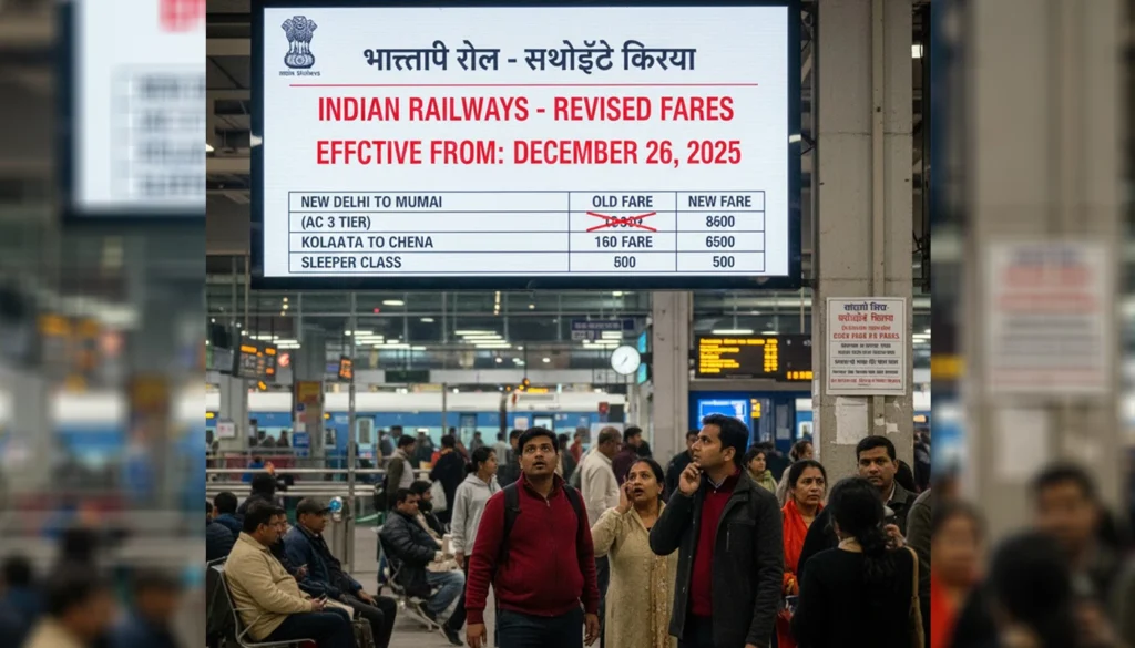 Railways Announce Revised Train Fares