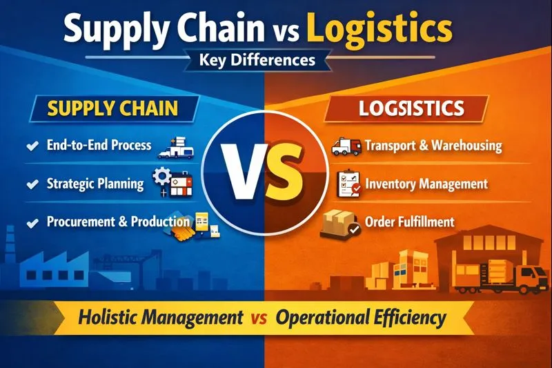 Supply Chain vs Logistics