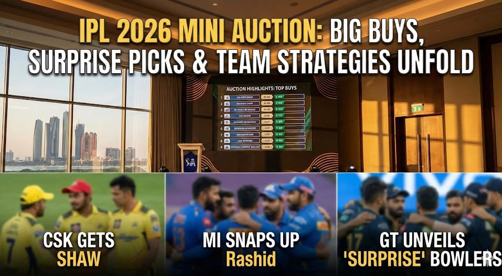 IPL 2026 Mini Auction Highlights